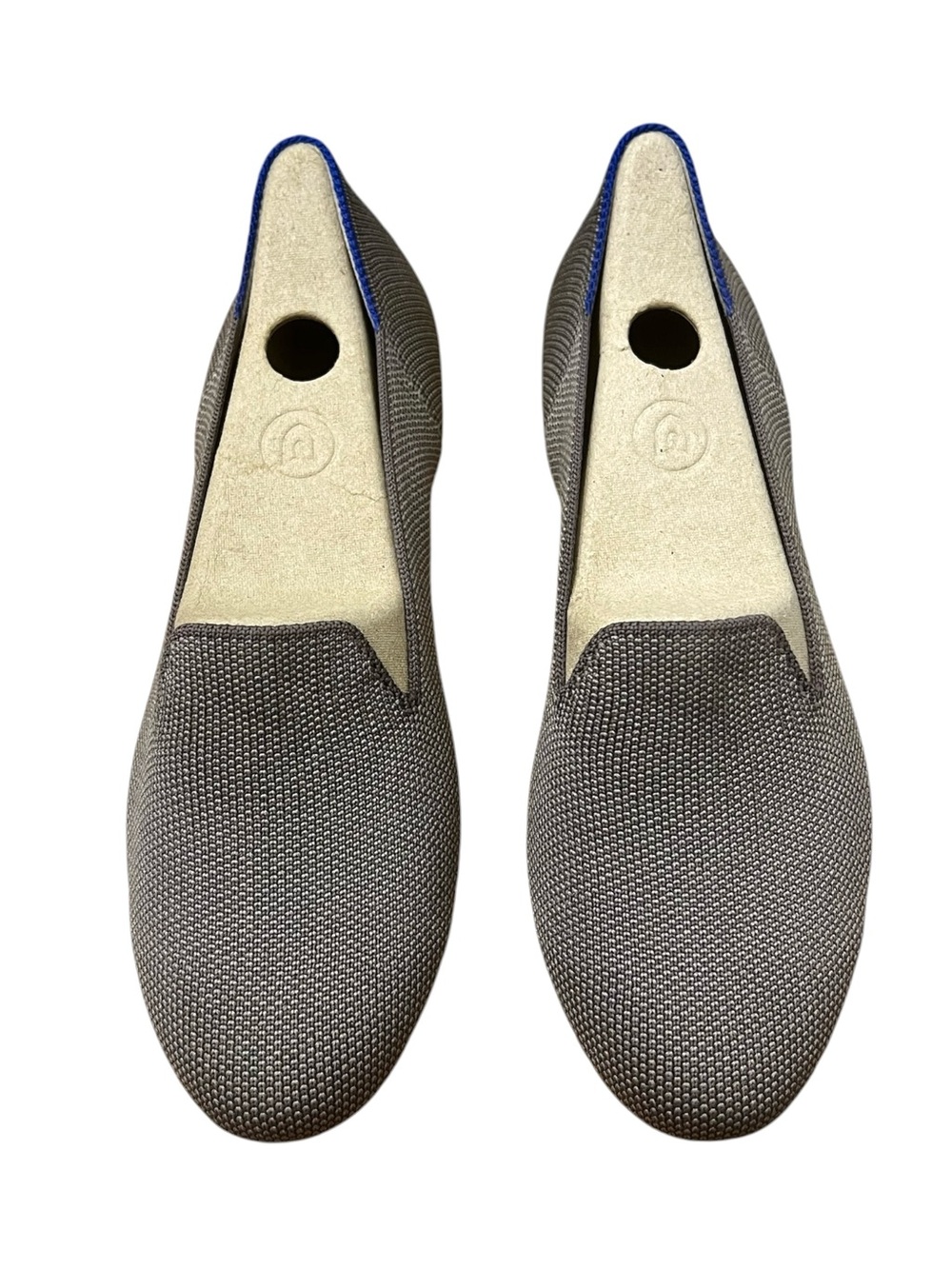 Rothy’s Loafer Flats Shoes Sze 5.5 Gray Comfort Office Neutral Minimalist Travel - Picture 3 of 7